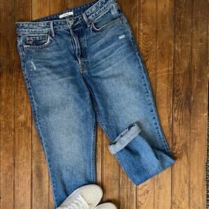 GRLFRND High Rise Karolina Blue Jeans